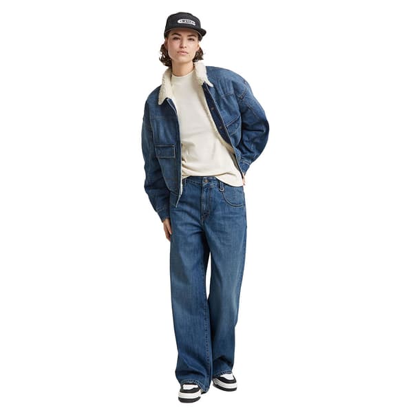 G-star Skater High Loose Jeans Blå 27 / 28 Kvinna