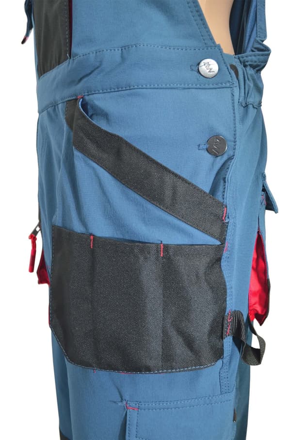 AWTOOLS WORK BIB BUKSER T2/ PETROL/ XXXL