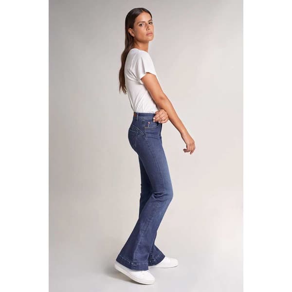 Salsa Jeans Wonder Push Up Flare In Dark Jeans Blå 36 / 34 Kvinde