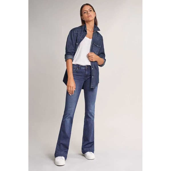 Salsa Jeans Wonder Push Up Flare In Dark Jeans Blå 36 / 34 Kvinde