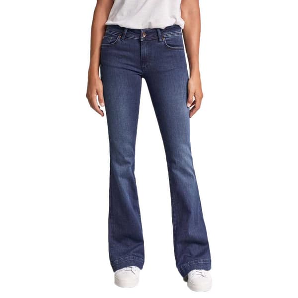 Salsa Jeans Wonder Push Up Flare In Dark Jeans Blå 36 / 34 Kvinde