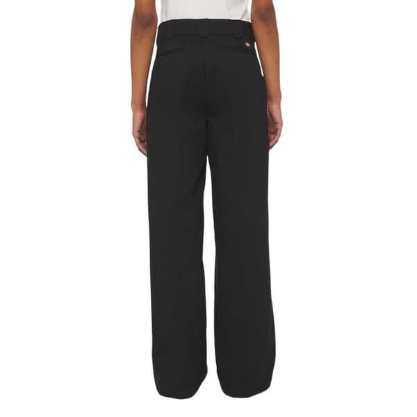 Dickies Wide Leg Work Byxor Svart 30 Kvinna