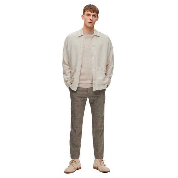 Selected Oasis Slim Fit Kostymbyxor Beige 54 Man