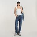 Miniatyrbild 3 av 6: G-star Strace Straight Fit Jeans Blå 27 / 32 Kvinna