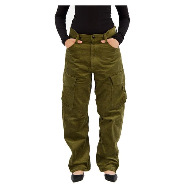 G-star Cord 3d Bf Cargobyxor Grönt 29 Kvinna