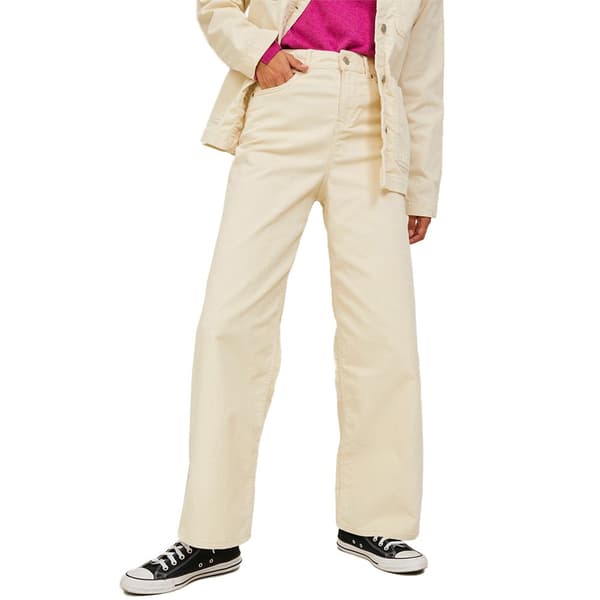 Jack & Jones Gelly Wide Leg Fit Jjxx Höga Midje Byxor Beige 30 / 30 Kvinna