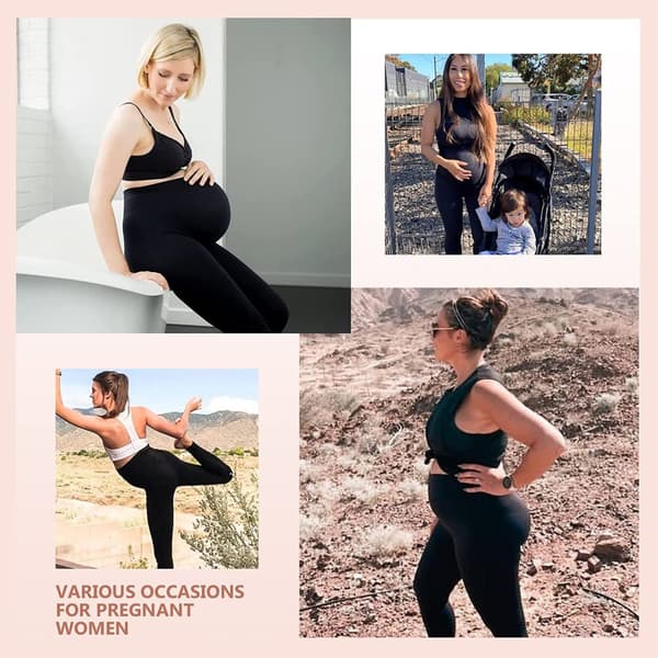 INF Yogabukser til gravide - sorte