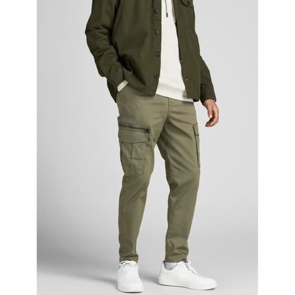 Jack &amp; Jones Ace Dex Byxor - olivgrön - 33x36