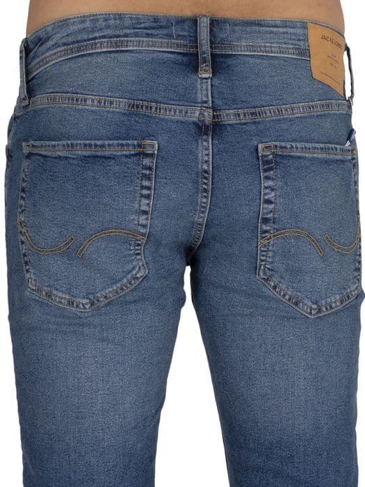 Jeans Slim - Jack &amp; Jones - Glenn Jiginal Na 031 - Blå denim - Storlek 31x32 - Slim fit