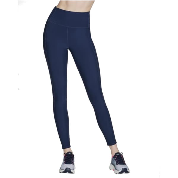 Skechers GO Flex Rib Fl HW Legging LG2-NVY, Kvinna,  Leggings, Marinblå Navy M