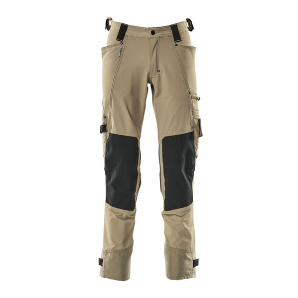 Mascot Advanced 17079 Knee Pad Pockets Housut Beige 50 / 30 Nainen
