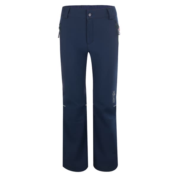 Trollkids Hemsedal Softshell Bukser Blå 122 cm Dreng