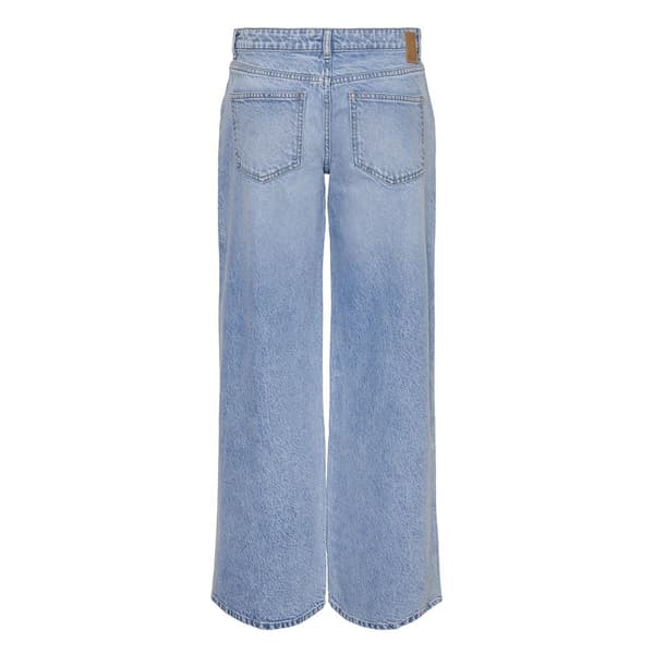 Pieces Selma Lågmidjade Jeans Blå 28 / 30 Kvinna