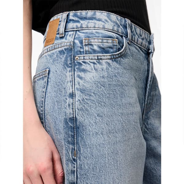 Pieces Selma Lågmidjade Jeans Blå 28 / 30 Kvinna