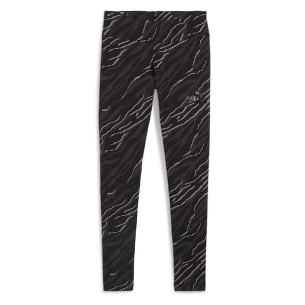 Puma Ess+ Animal Aop Leggings Grå M Kvinna