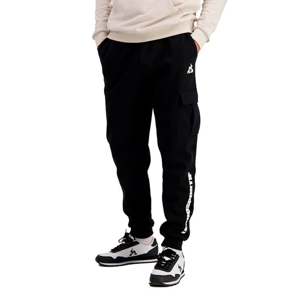 Le Coq Sportif Contemporain Loose N°1 Mjukisbyxor Svart L Man