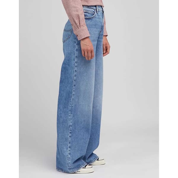 Lee Stella A Line Wide Leg Fit Jeans Blå 26 / 31 Kvinna