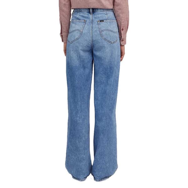 Lee Stella A Line Wide Leg Fit Jeans Blå 26 / 31 Kvinna