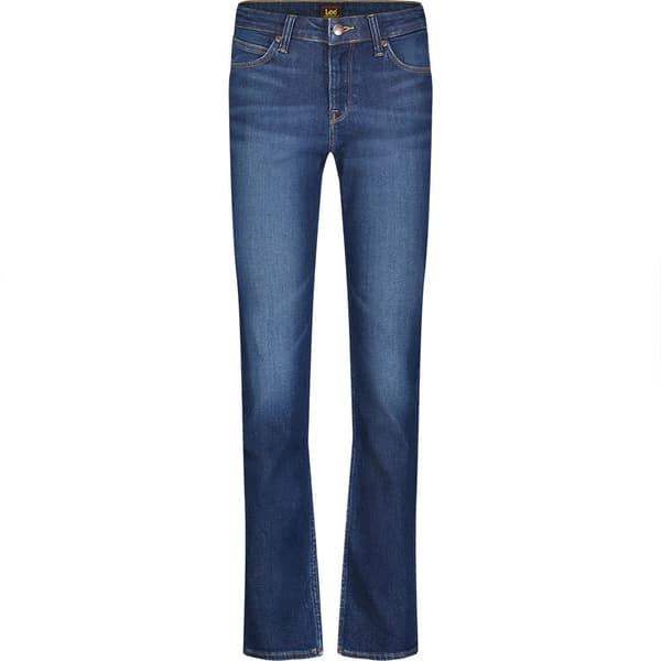 Lee Marion Straight Fit Jeans Blå 28 / 33 Kvinde