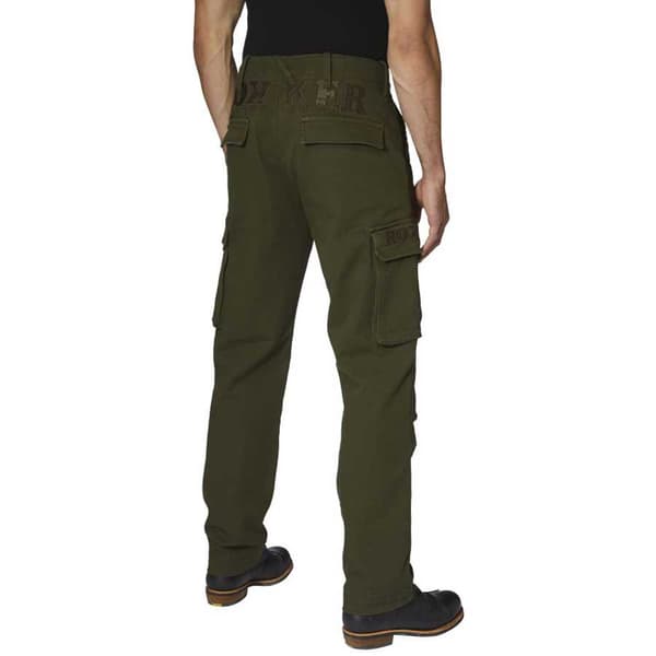 Rokker Logo Cargobyxor Grönt 34 / 32 Man