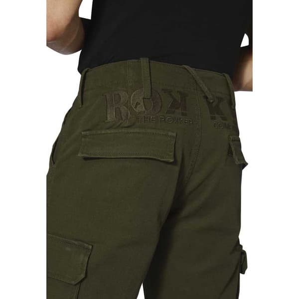 Rokker Logo Cargobyxor Grönt 34 / 32 Man