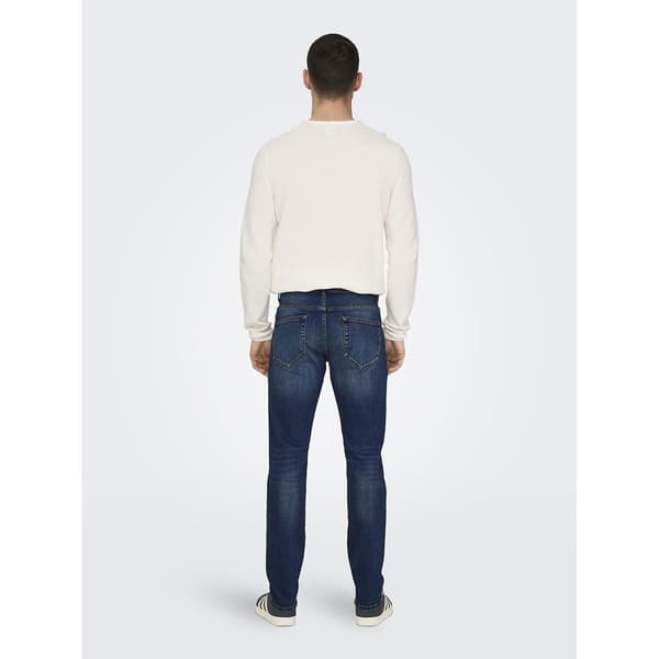 Only & Sons Loom One Dmbd 6817 Tai Slim Fit Farkut Sininen 30 / 32 Mies