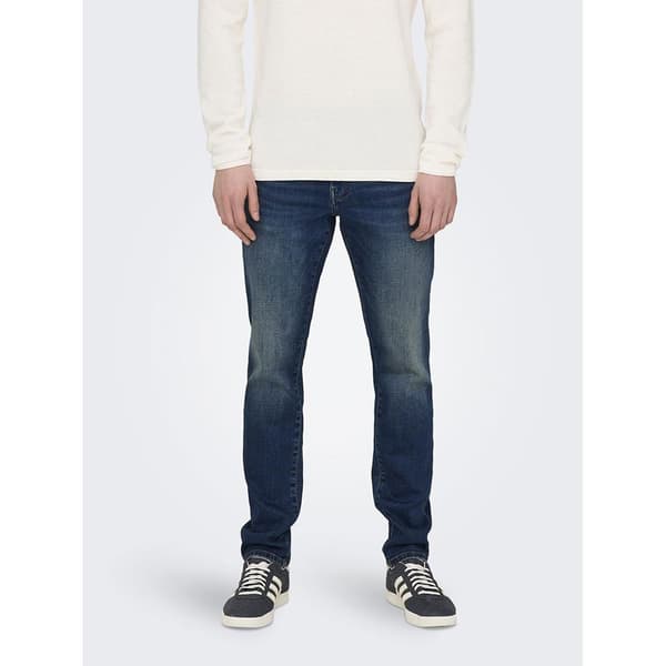 Only & Sons Loom One Dmbd 6817 Tai Slim Fit Farkut Sininen 30 / 32 Mies