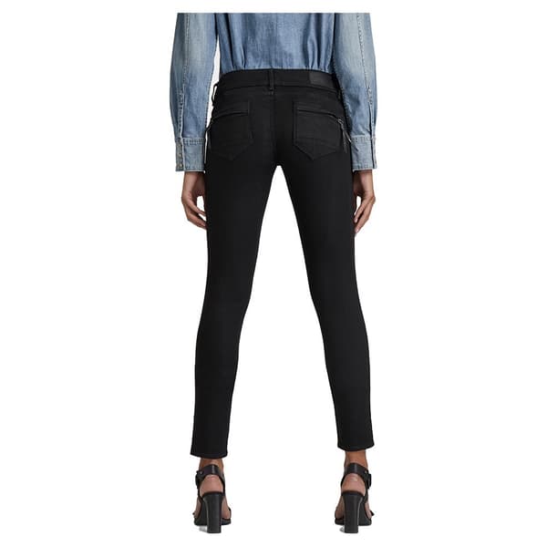 G-star Midge Cody Mid Waist Skinny Jeans Svart 25 / 30 Kvinna