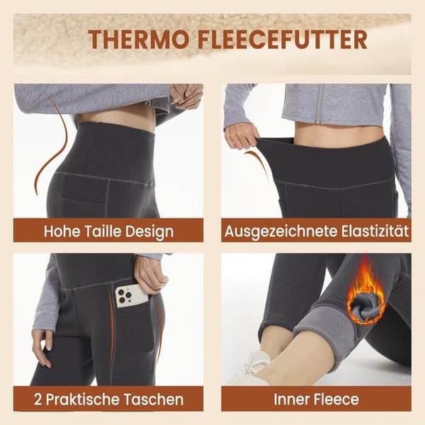 INF Leggingsit - Thermal Inner Fleece Vuorattu