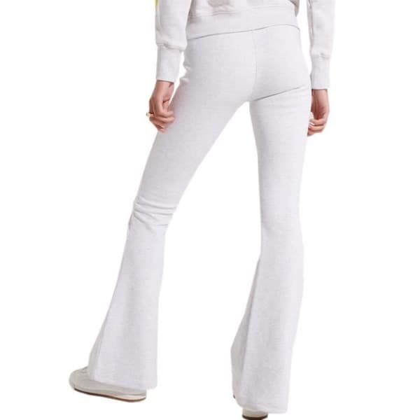 Dambyxor - SUPERDRY - Mountain Sport Flare - Grå - Elastisk midja - Broderad logotyp
