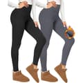 Miniatyrbild 1 av 4: INF 2-pack fleecefodrade leggings för kvinnor