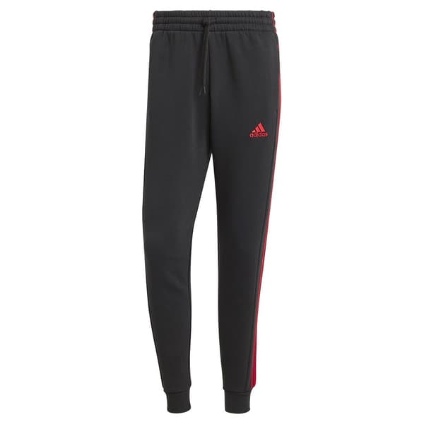 Adidas Essentials Fleece 3 Stripes Tapered Cuff Joggers Musta 2XL / Regular Mies