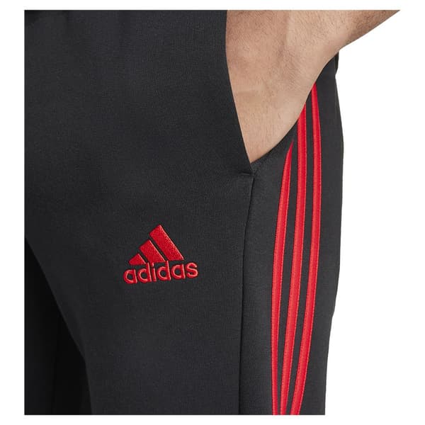 Adidas Essentials Fleece 3 Stripes Tapered Cuff Joggers Musta 2XL / Regular Mies