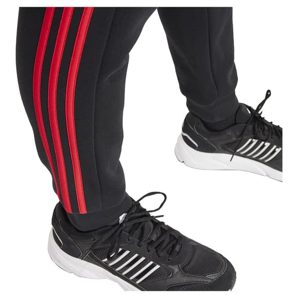 Adidas Essentials Fleece 3 Stripes Tapered Cuff Joggers Musta 2XL / Regular Mies
