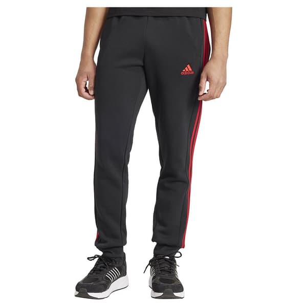 Adidas Essentials Fleece 3 Stripes Tapered Cuff Joggers Musta 2XL / Regular Mies