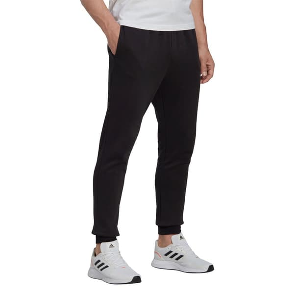 Adidas Essentials Regular Tapered Joggers Svart L / Tall 3 Man