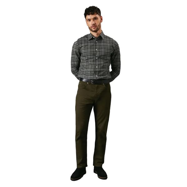 Maine Mens Twill Stretch Straight Leg Jeans