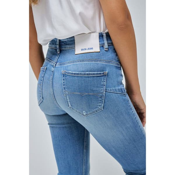 Salsa Jeans 21008766 Farkut Sininen 31 / 28 Nainen