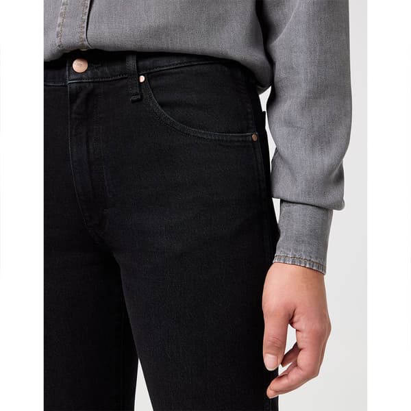 Wrangler 112350727 Sunset Regular Fit Jeans Svart 30 / 32 Kvinna