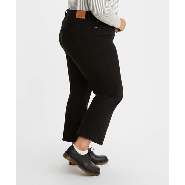 Levi´s ® Plus Ribcage Straight Ankle Jeans Svart 16 / M Kvinna