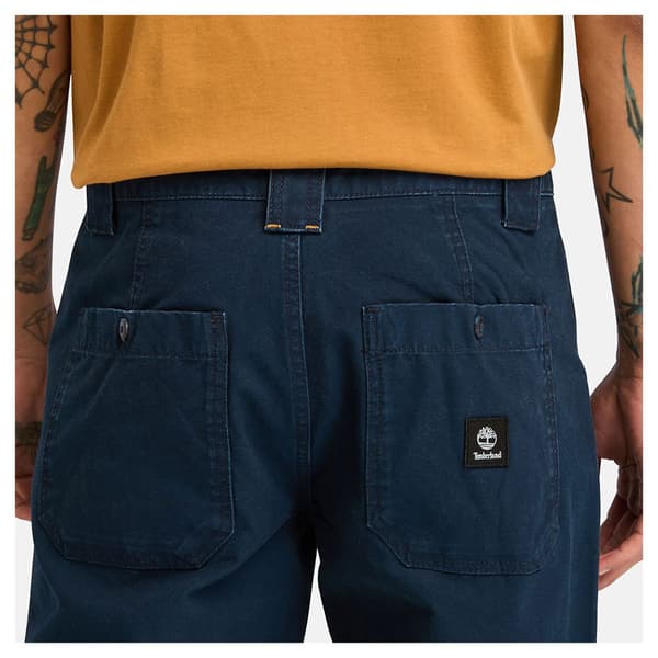 Timberland Goffstown Washed Canvas Fatigue Byxor Blå 34 / 32 Man