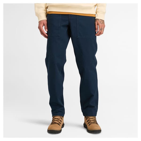 Timberland Goffstown Washed Canvas Fatigue Bukser Blå 34 / 32 Mand