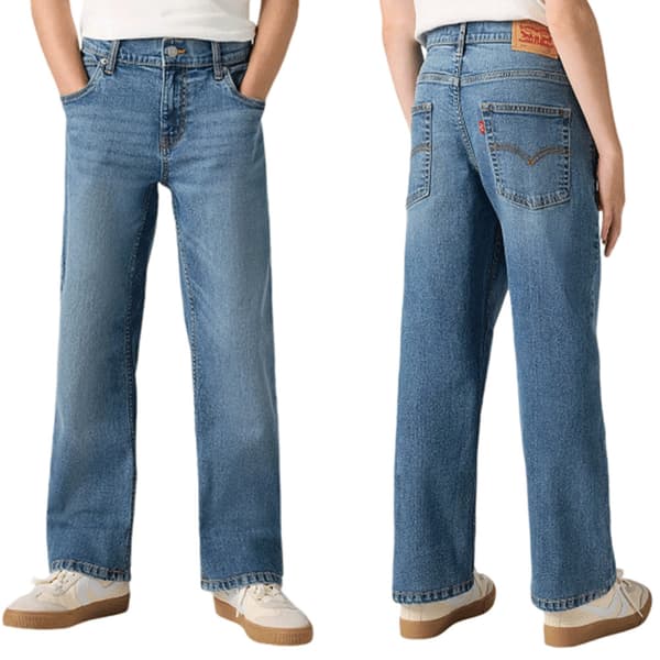 Levi´s ® Kids 551z Authentic Straight Jeans Housut Sininen 10 Years