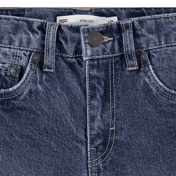 Levi´s ® Kids Wide Leg Byxor Blå 14 Years