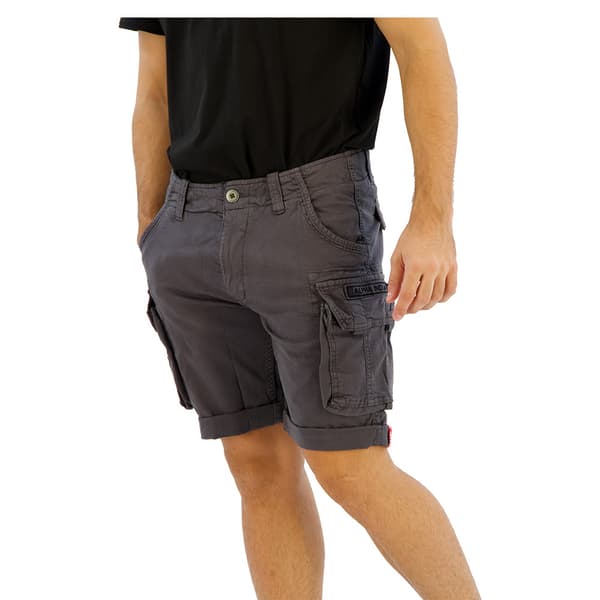 Alpha Industries Crew Cargo Shorts Grå 32 Man