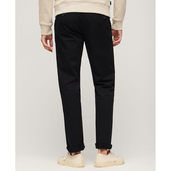 Superdry Tapered Stretch Chinobyxor Svart 30 / 32 Man