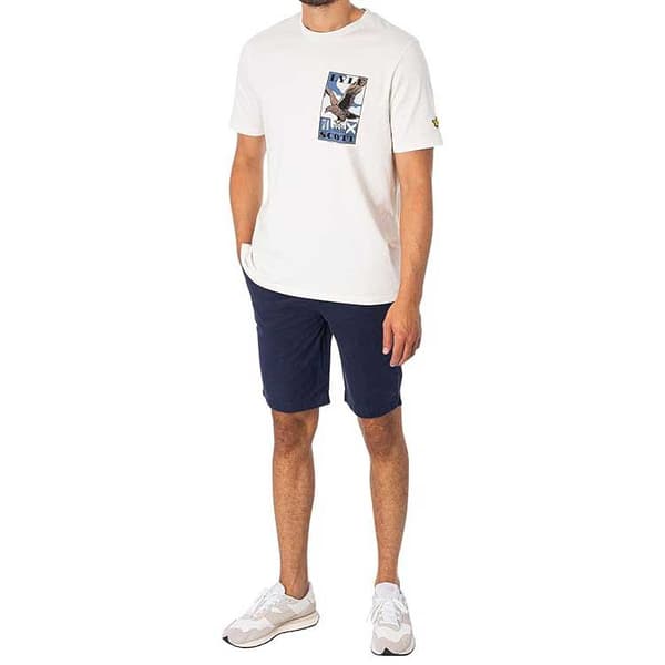 Lyle & Scott Sh1814v Anfield Chinoshorts Blå 34 Man
