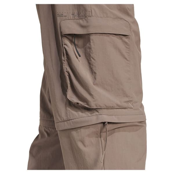 Adidas City Escape Premium Zip Off Cargo Housut Beige M Mies