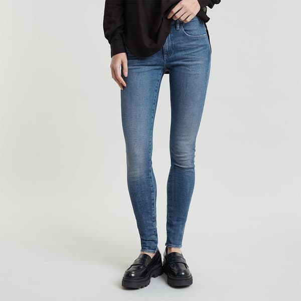 G-star Lhana Skinny Jeans Blå 27 / 32 Kvinna