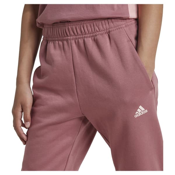 Adidas Tiberio 3 Stripes Colorblock Fleece Joggers Rosa 7-8 Years Pojke